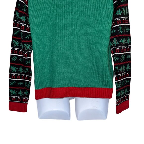 NWT Blizzard Bay Cat Inmate Sweater Mens M Christmas Holiday Tree Destroyer - Picture 8 of 9